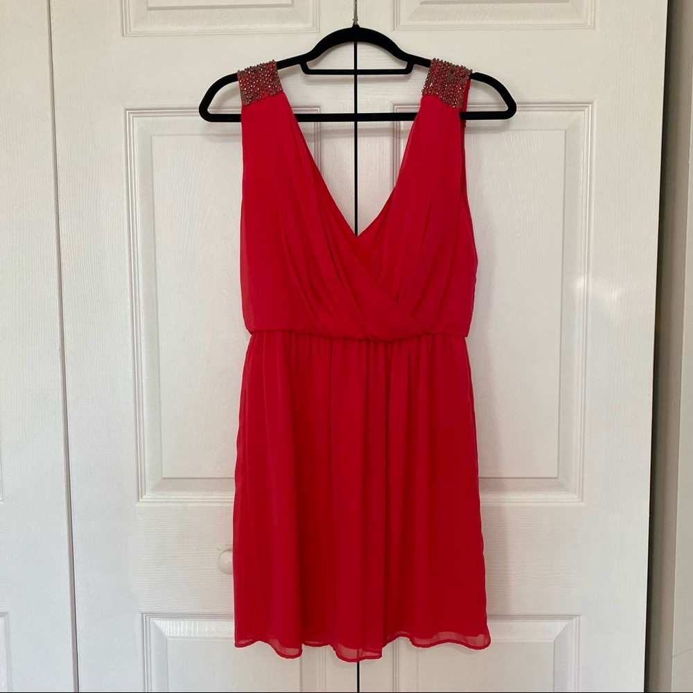 NEW w/o tags. Zara. Medium. Short (mid-thigh) length. Dress. Pink.